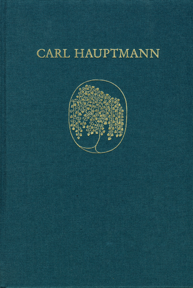 Carl Hauptmann: Sämtliche Werke / Band XI,2: Wissenschaftliche Schriften (Kommentar)