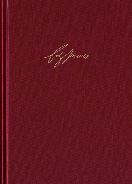 Briefwechsel. Reihe I: Text. Bd.11