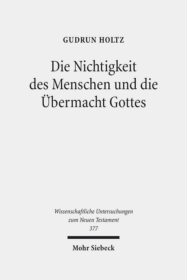 Die Nichtigkeit des Menschen und die Übermacht Gottes