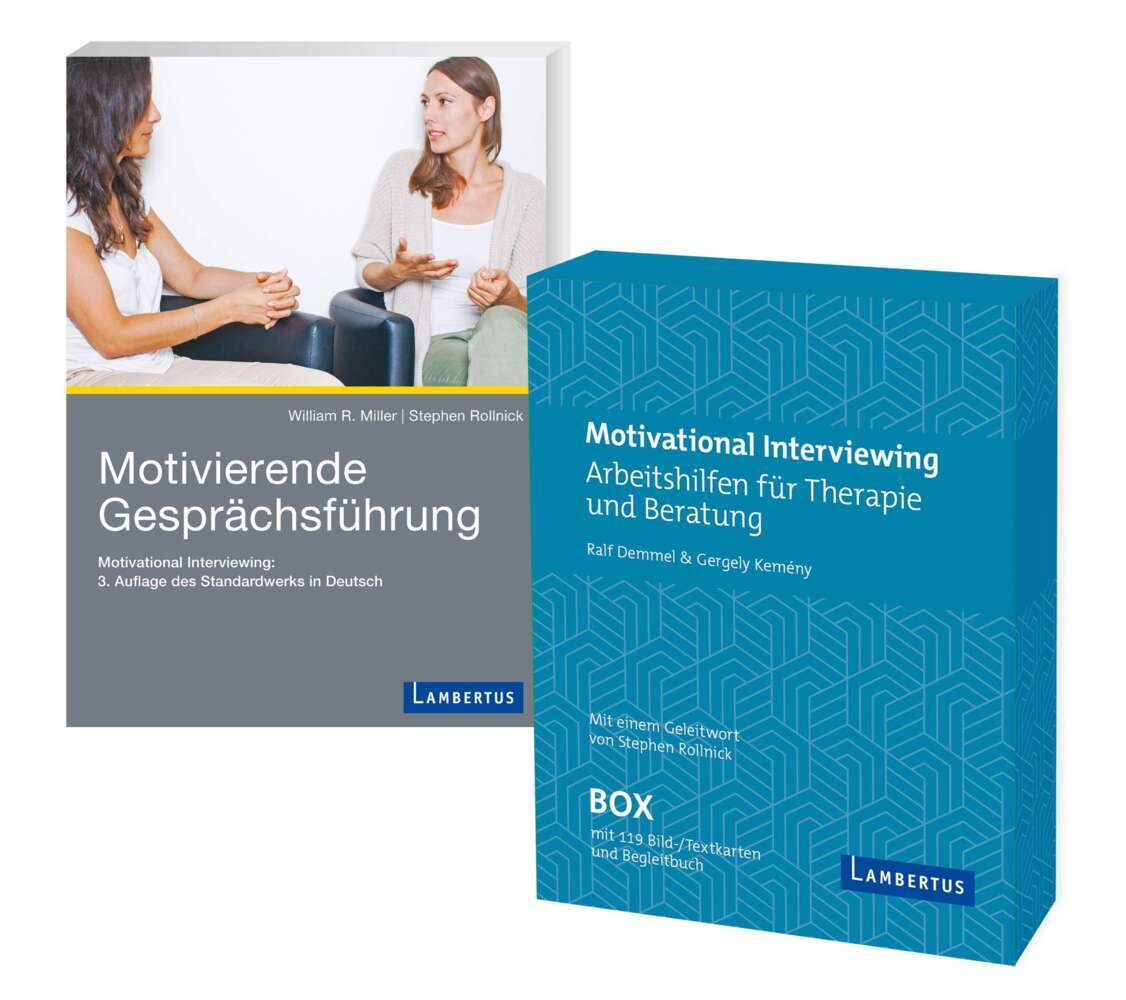 Motivierende Gesprächsführung, Set mit Buch und Arbeitshilfenkarten