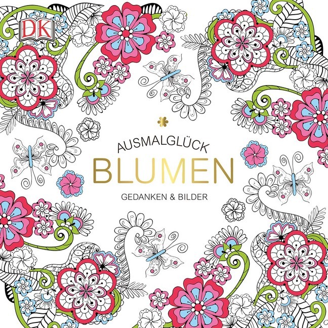 Ausmalglück Blumen