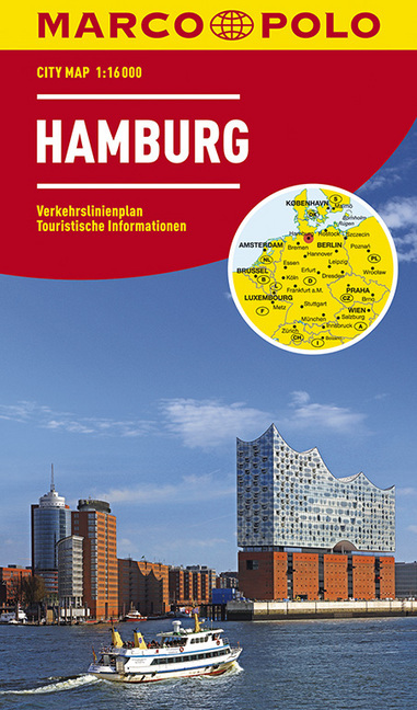 MARCO POLO City Map Hamburg 1:16.000. Hambourg
