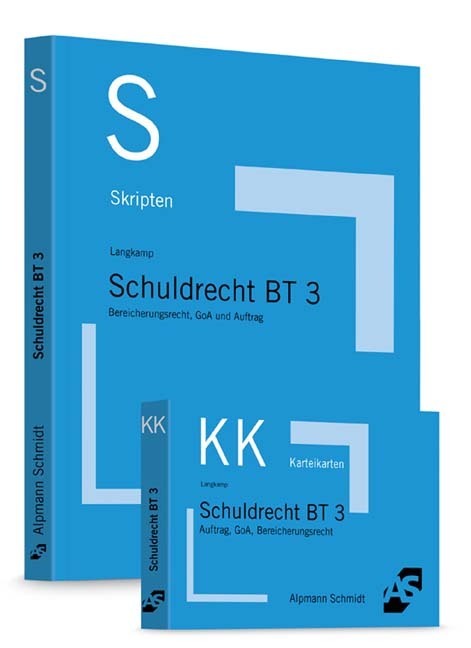 Skript Schuldrecht BT 3, m. Karteikarten Schuldrecht BT 3