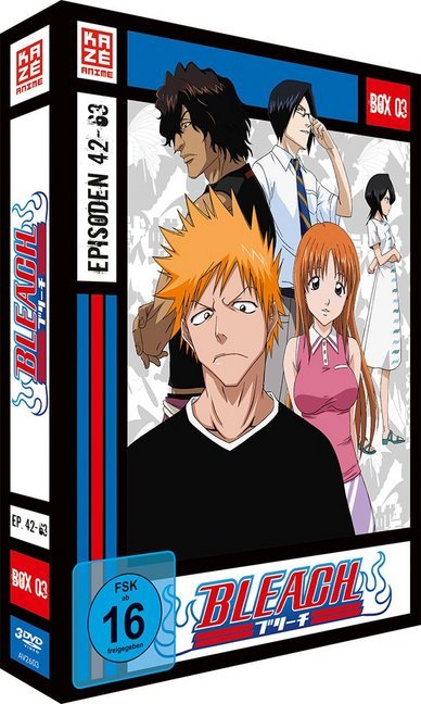 Bleach TV-Serie - DVD Box 3 (Episoden 42-63), 4 DVDs