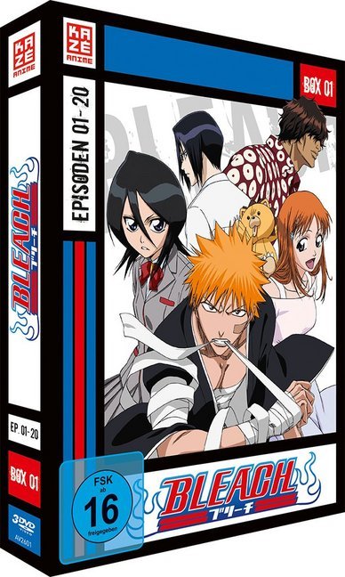 Bleach TV-Serie - DVD Box 1 (Episoden 1-20), 3 DVDs