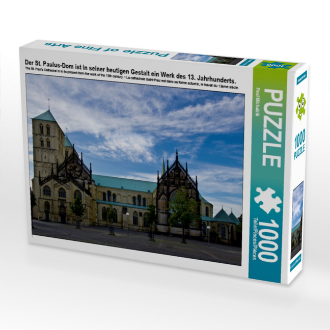 Der St. Paulus-Dom ist in seiner heutigen Gestalt ein Werk des 13. Jahrhunderts. (Puzzle)