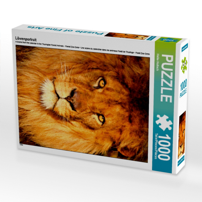 Löwenportrait (Puzzle)