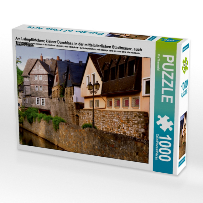 Am Lahnpförtchen; kleiner Durchlass in der mittelalterlichen Stadtmauer, auch Tränkpforte (Puzzle)