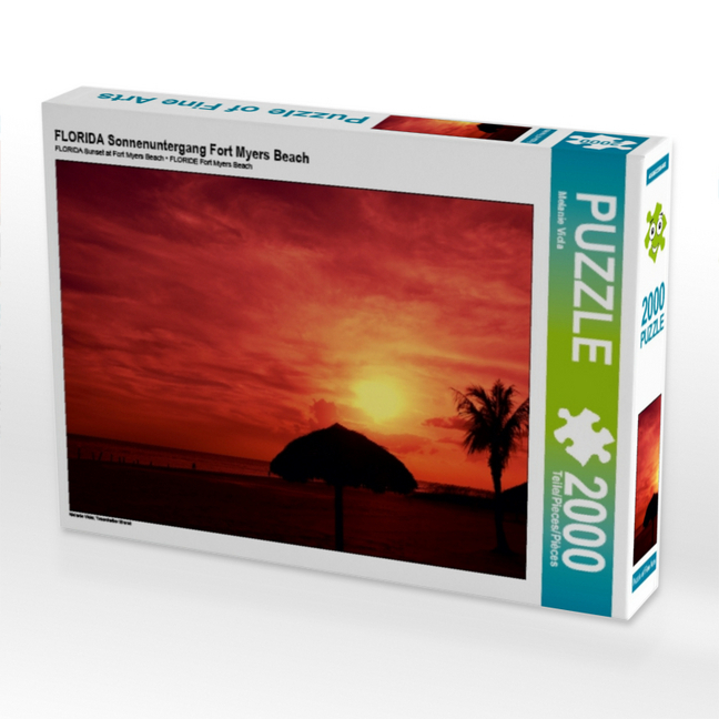 FLORIDA Sonnenuntergang Fort Myers Beach (Puzzle)