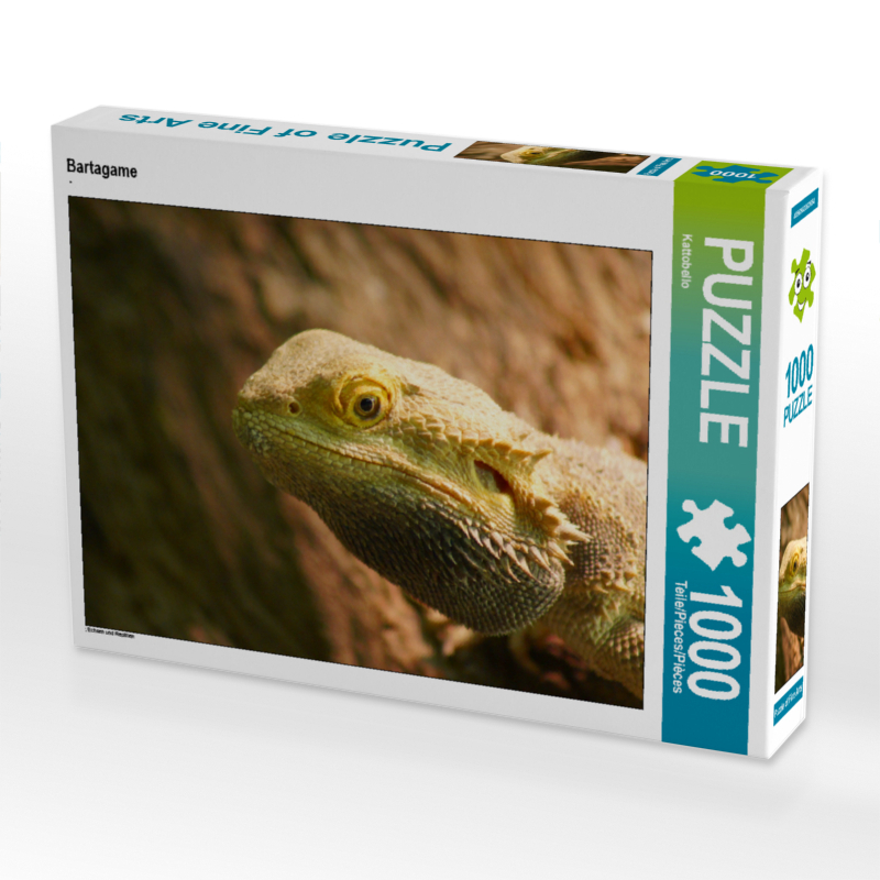 CALVENDO Puzzle Bartagame 1000 Teile Lege-Größe 64 x 48 cm Foto-Puzzle Bild von Kattobello