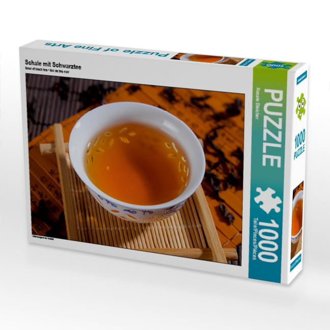 Schale mit Schwarztee (Puzzle)