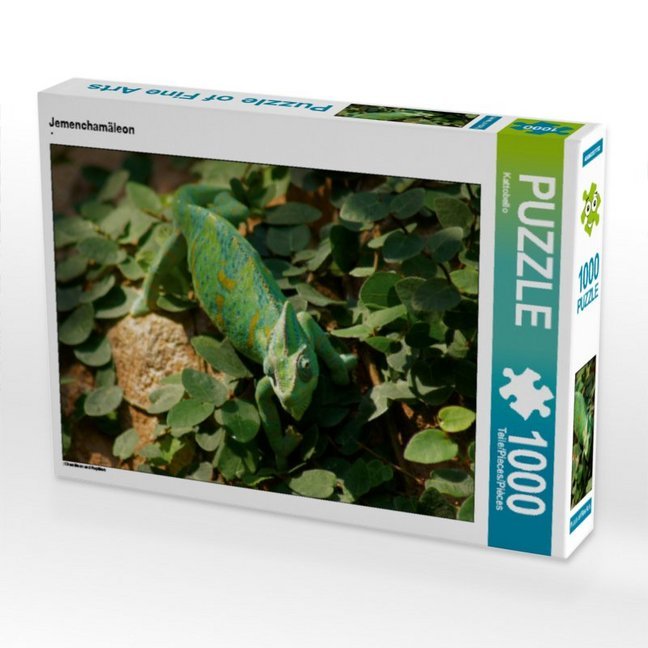 CALVENDO Puzzle Jemenchamäleon 1000 Teile Lege-Größe 64 x 48 cm Foto-Puzzle Bild von Kattobello