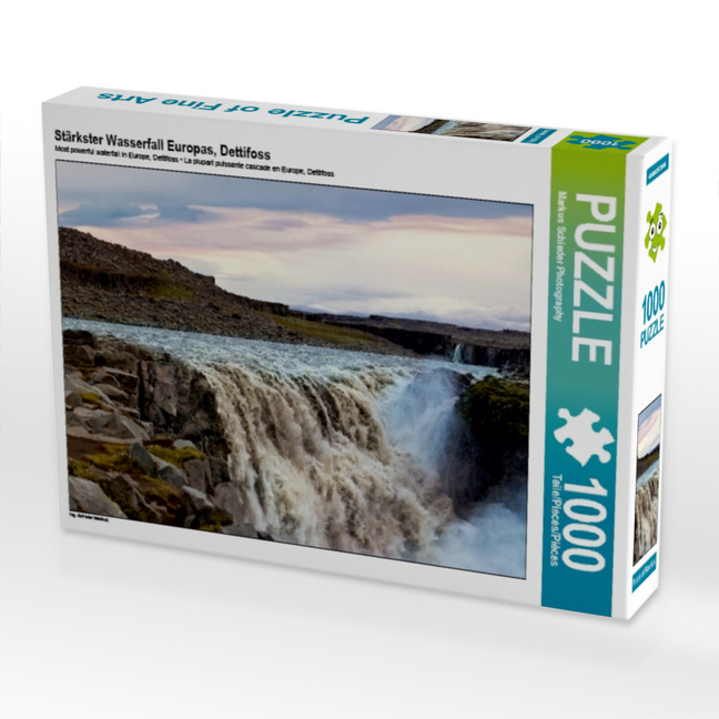 Stärkster Wasserfall Europas, Dettifoss (Puzzle)