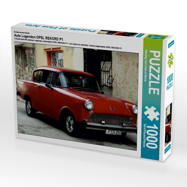 Ein Motiv aus dem Kalender Auto Legenden OPEL REKORD P1 (Puzzle)