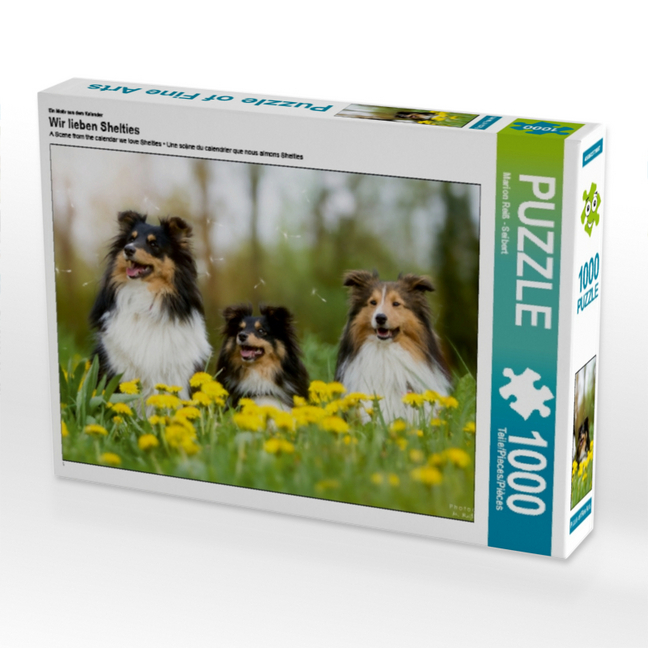 Ein Motiv aus dem Kalender Wir lieben Shelties (Puzzle)
