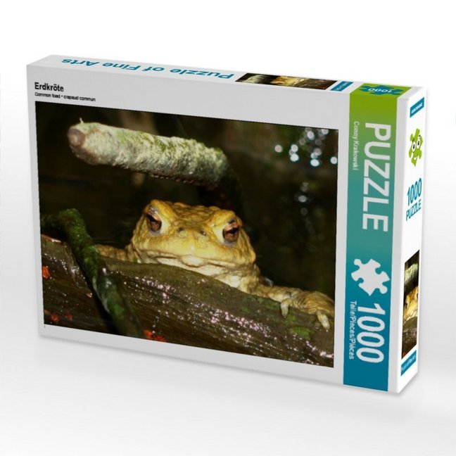 CALVENDO Puzzle Erdkröte 1000 Teile Lege-Größe 64 x 48 cm Foto-Puzzle Bild von Conny Krakowski