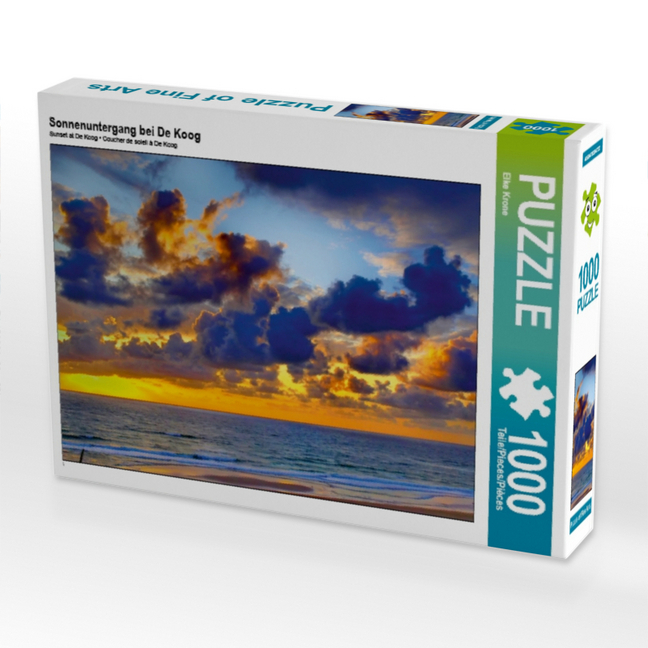 Sonnenuntergang bei De Koog (Puzzle)
