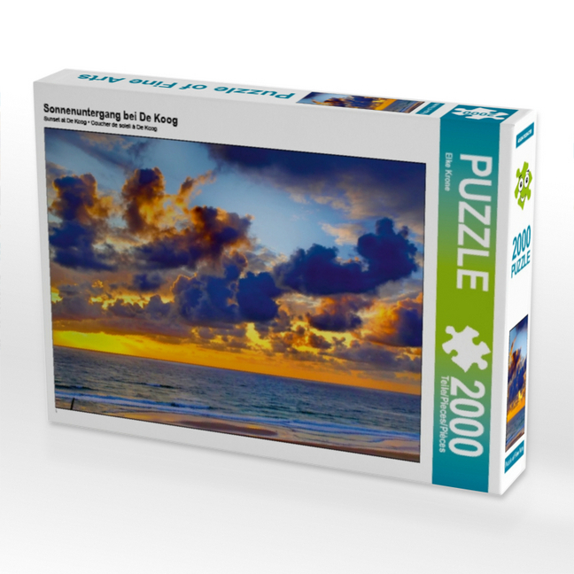 Sonnenuntergang bei De Koog (Puzzle)