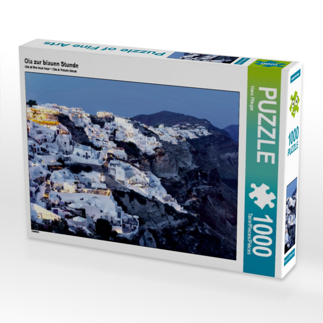 Oia zur blauen Stunde (Puzzle)
