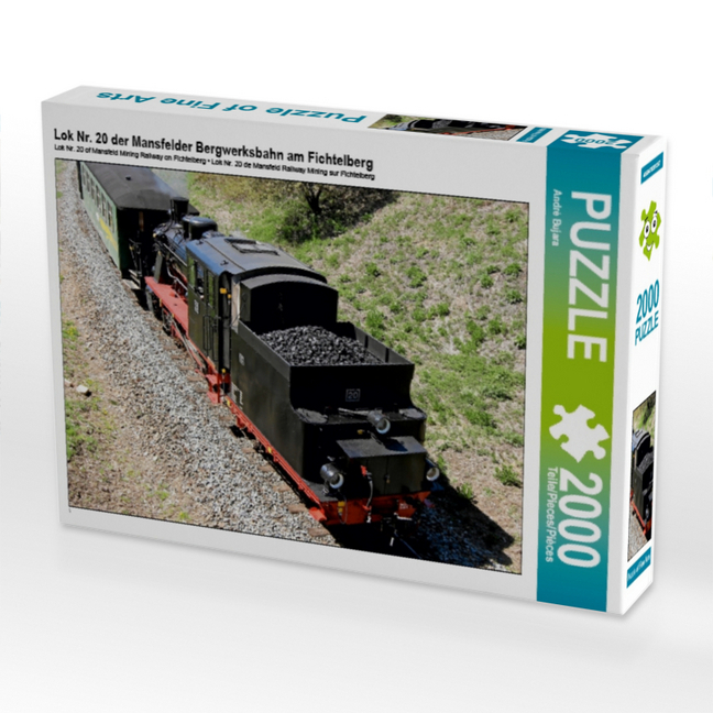 Lok Nr. 20 der Mansfelder Bergwerksbahn am Fichtelberg (Puzzle)