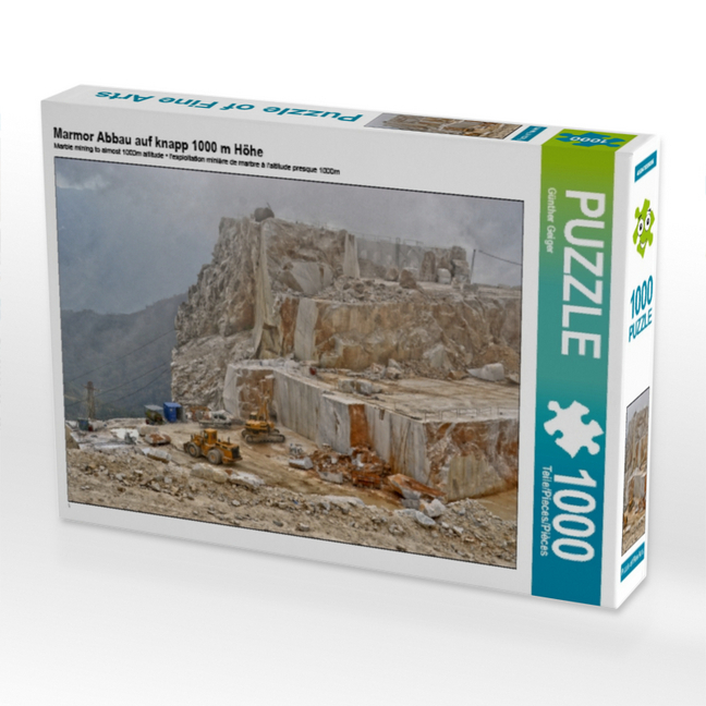 Marmor Abbau auf knapp 1000 m Höhe (Puzzle)