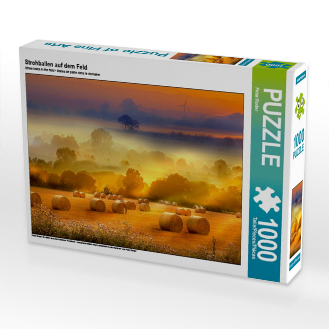 Strohballen auf dem Feld (Puzzle)