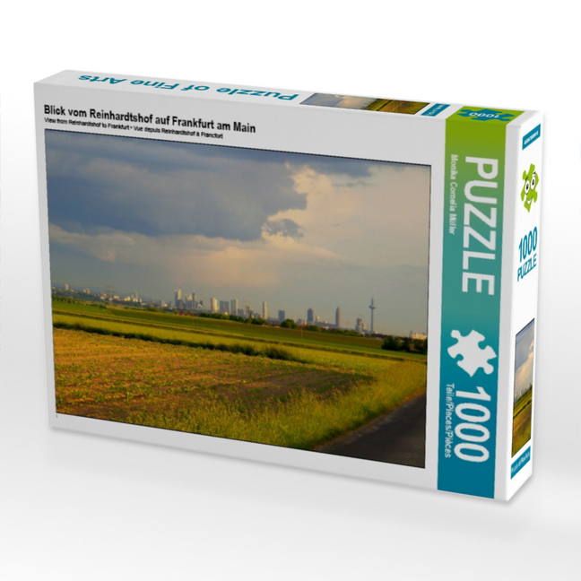 Blick vom Reinhardtshof auf Frankfurt am Main (Puzzle)