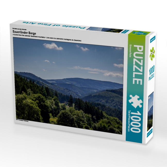 Ein Motiv aus dem Kalender Sauerländer Berge (Puzzle)