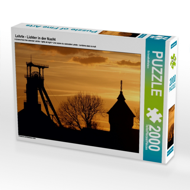 Lehrte - Lichter in der Nacht (Puzzle)