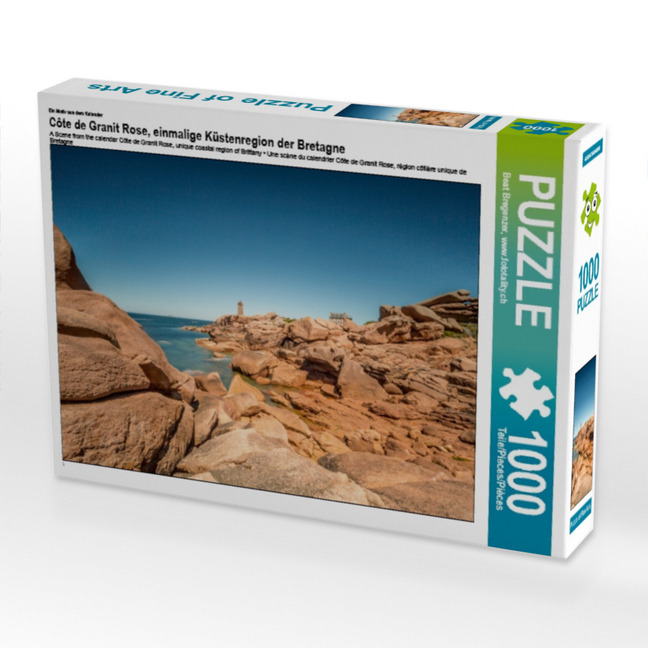 Ein Motiv aus dem Kalender Côte de Granit Rose, einmalige Küstenregion der Bretagne (Puzzle)