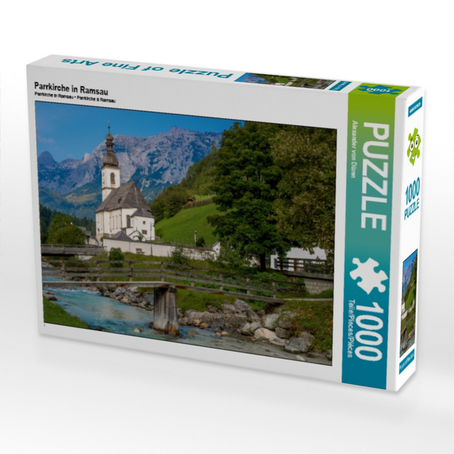 Parrkirche in Ramsau (Puzzle)