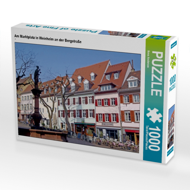 Am Marktplatz in Weinheim an der Bergstraße (Puzzle)