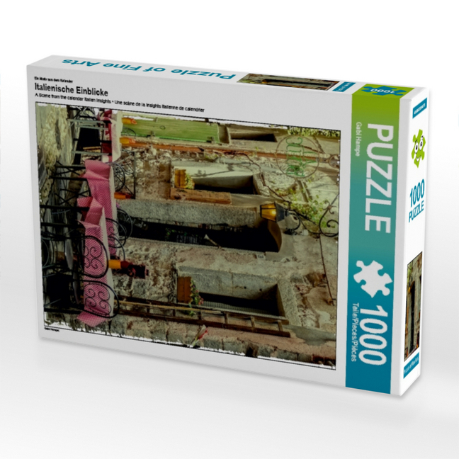 CALVENDO Puzzle Italienische Einblicke 1000 Teile Lege-Größe 48 x 64 cm Foto-Puzzle Bild von Gabi Hampe