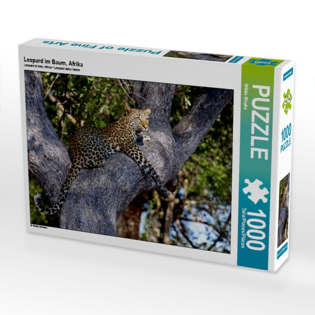 Leopard im Baum, Afrika (Puzzle)