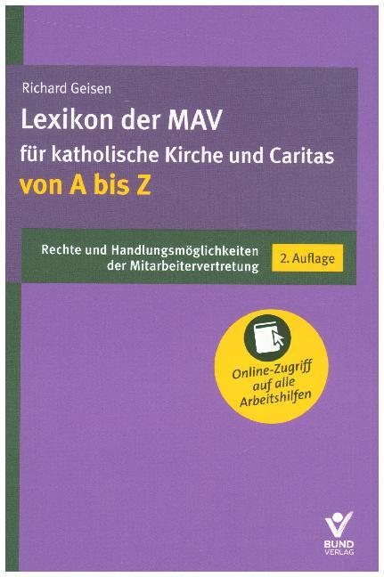 Lexikon der MAV für katholische Kirche und Caritas von A bis Z
