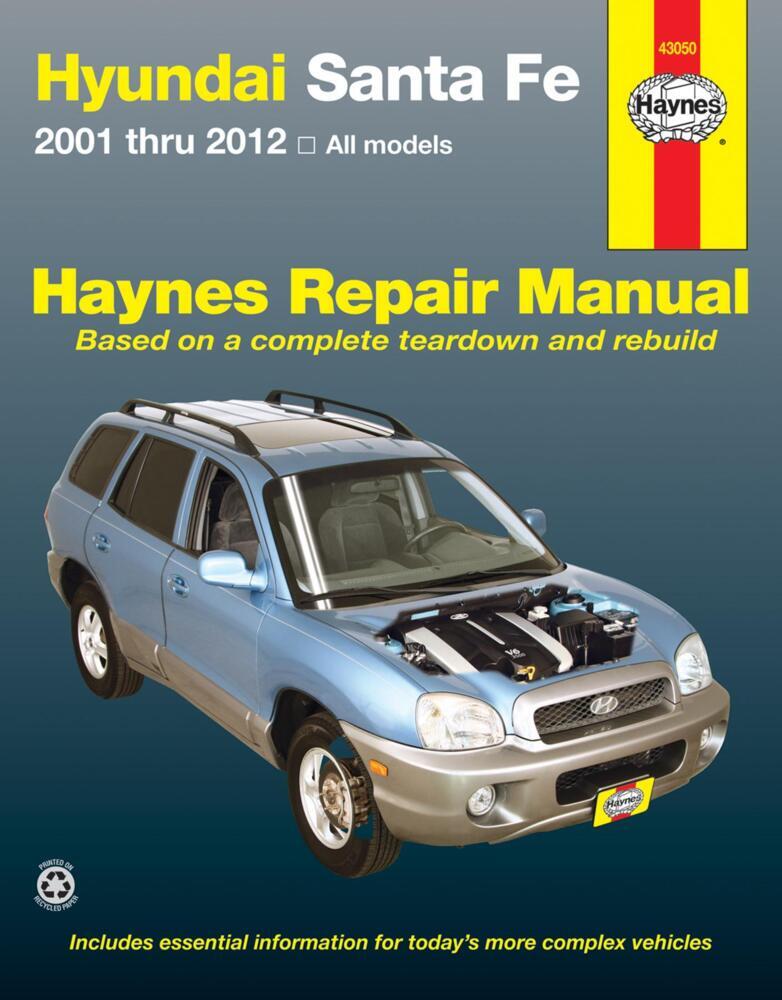 Hyundai Sante Fe 2001 thru 2012