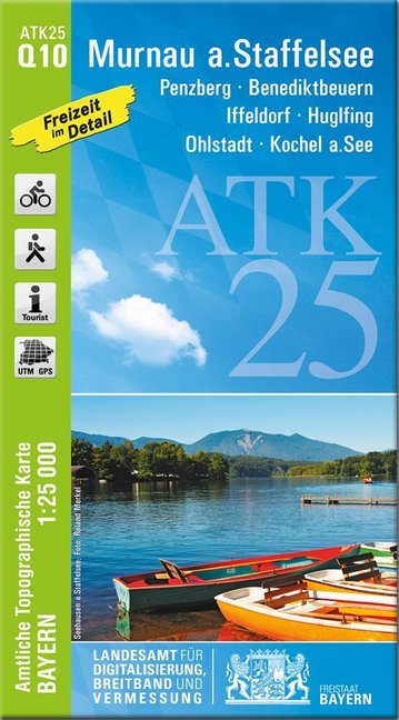 Amtliche Topographische Karte Murnau a. Staffelsee