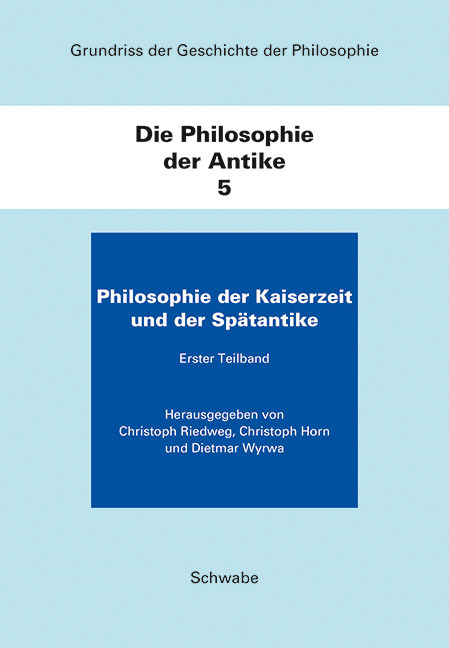 Die Philosophie der Antike. Tlbd.5/1-3