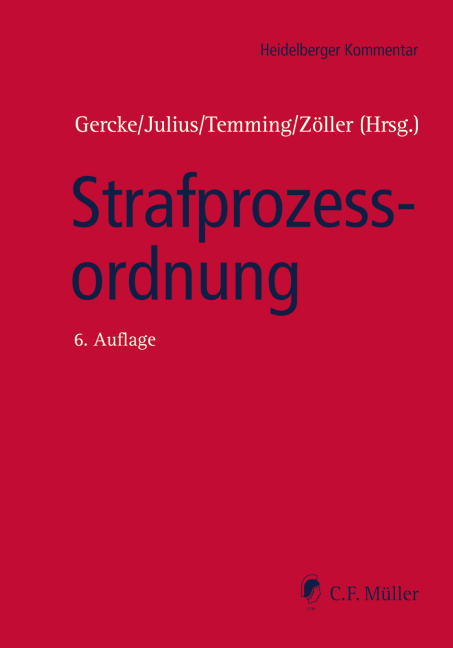 Strafprozessordnung, Kommentar