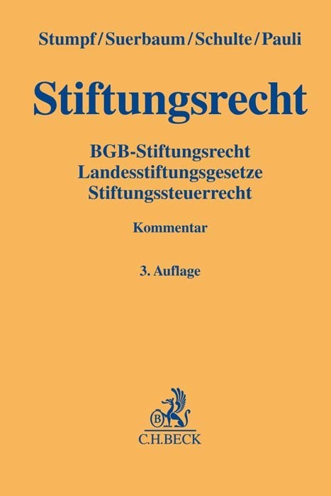 Stiftungsrecht, Kommentar
