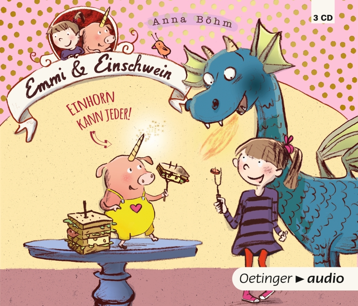 Emmi & Einschwein 1. Einhorn kann jeder!, 3 Audio-CD