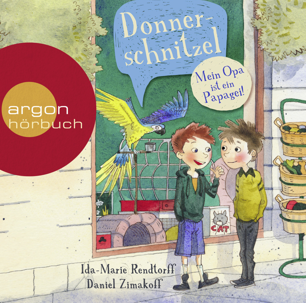 Donnerschnitzel - Mein Opa ist ein Papagei!, 2 Audio-CDs