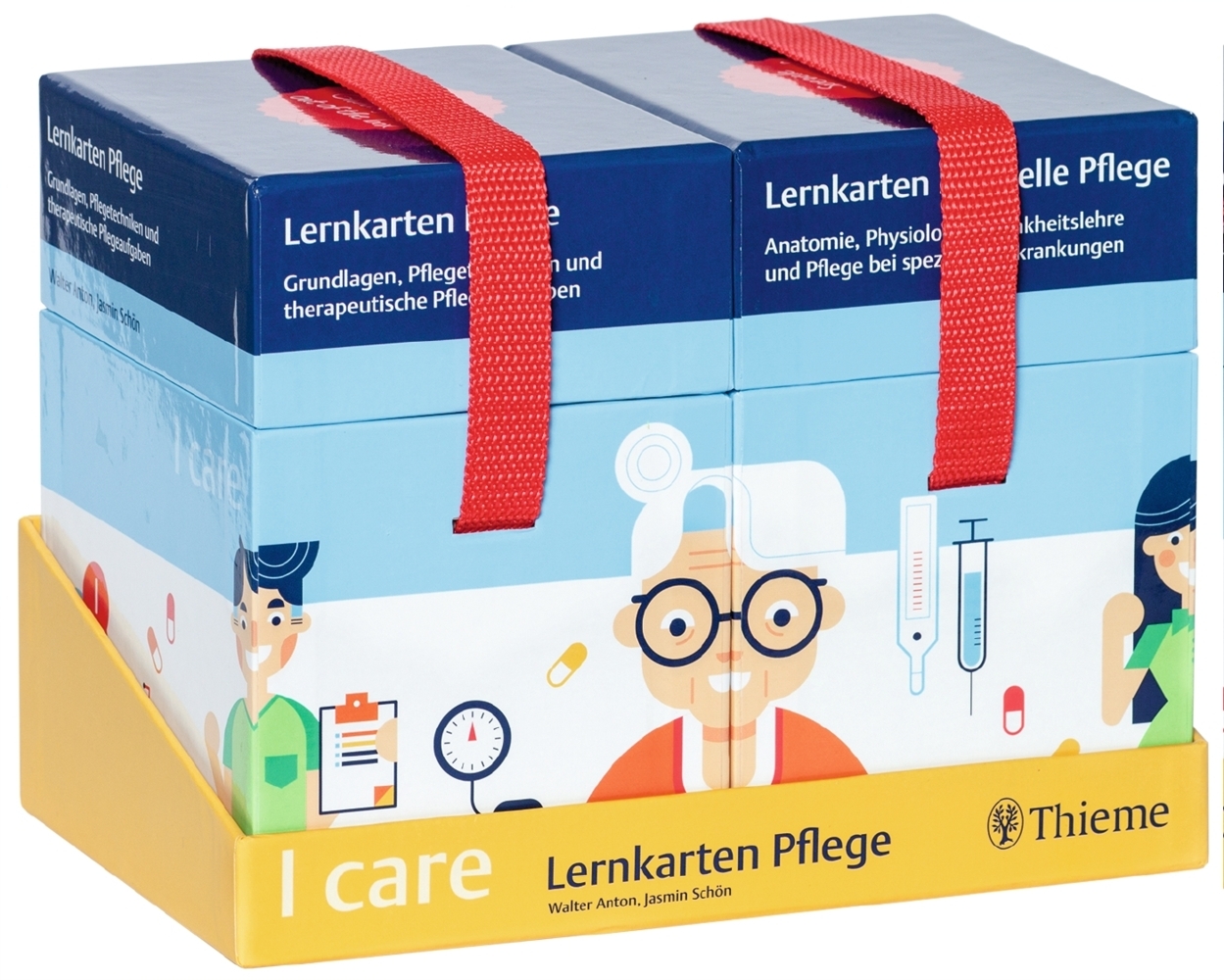 I care Lernkarten Pflege, 2 Tle.