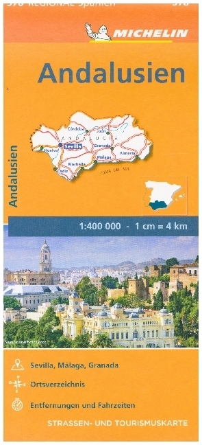 Michelin Karte Andalusien