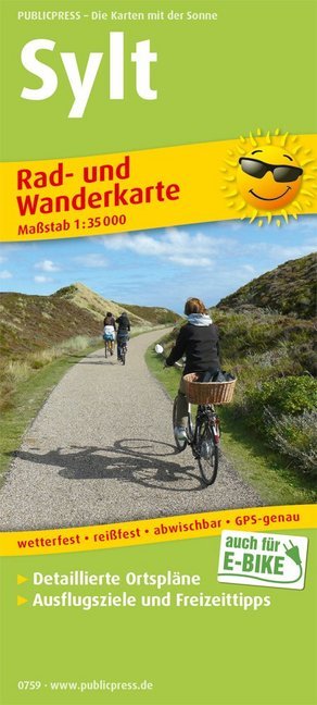 PublicPress Rad- und Wanderkarte Sylt