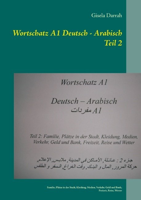 Wortschatz A1 Deutsch - Arabisch Teil 2