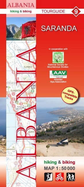 Albania hiking & biking 1:50000