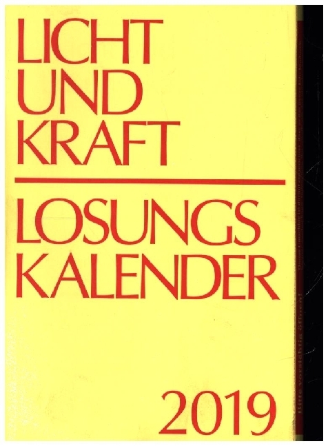 Licht und Kraft/Losungskalender 2019 Reiseausgabe in Monatsheften