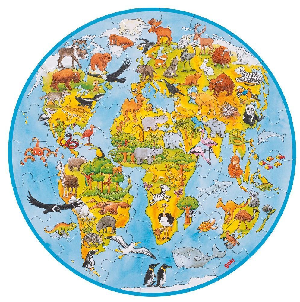 XL Puzzle Welt (Kinderpuzzle)