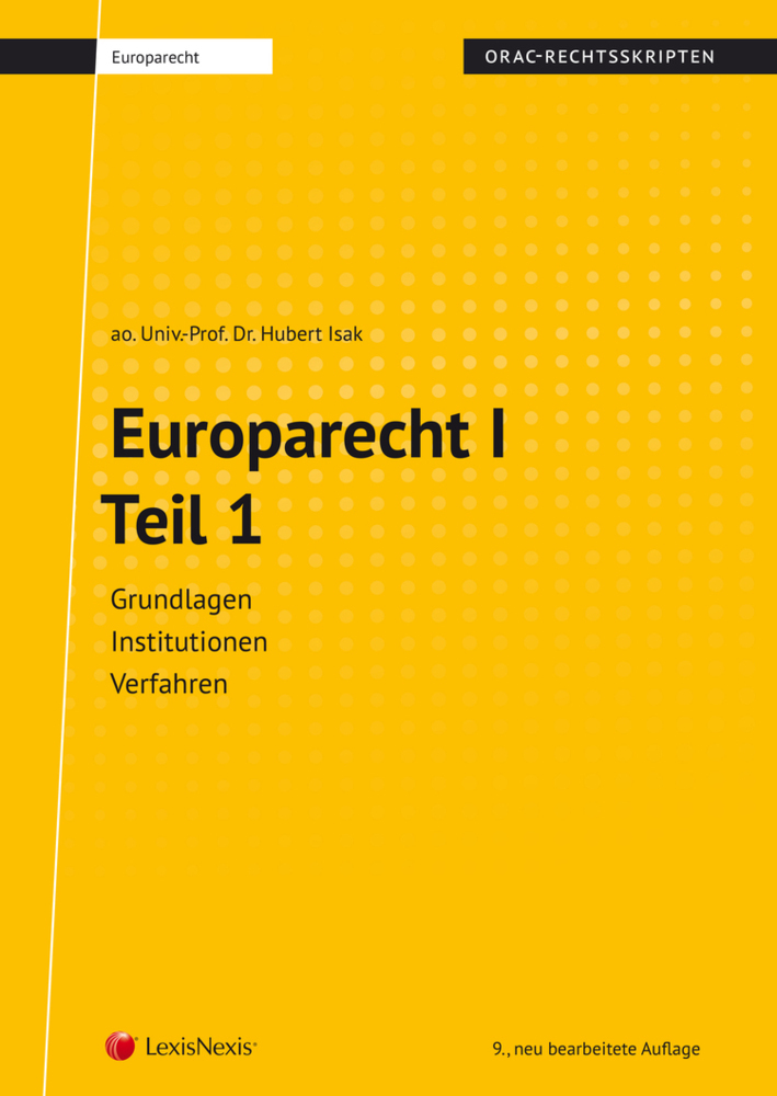 Europarecht I - Teil 1 (Skriptum)